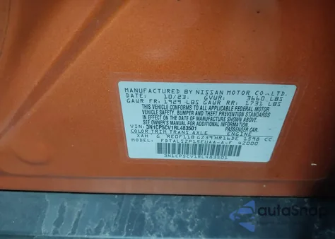 2024 Nissan Kicks Sv Xtronic Cvt from USA, damaged, VIN 3N1CP5CV1RL483501